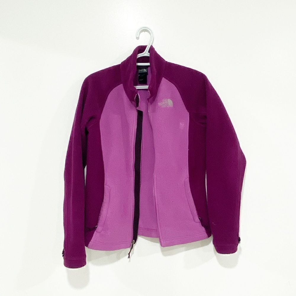 Purple north face fleece